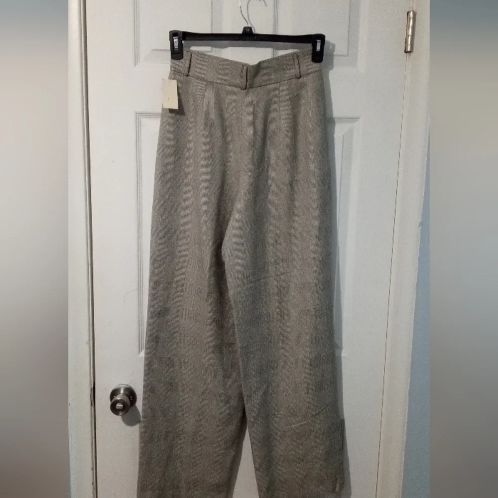 Saks Fifth Avenue Tan Wide Leg Pants